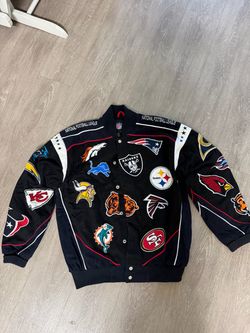 NFL All Teams Logo Jacket Size Medium