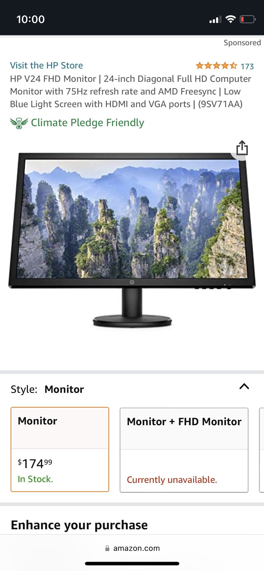 HP 24” LED monitor HDMI for Sale in Long Beach, CA OfferUp