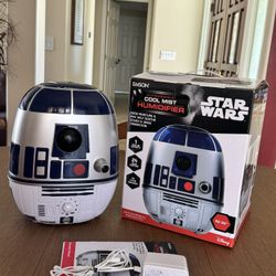 Disney Star Wars R2-D2 Ultrasonic Cool Mist Humidifier Anti-Microbial Protection
