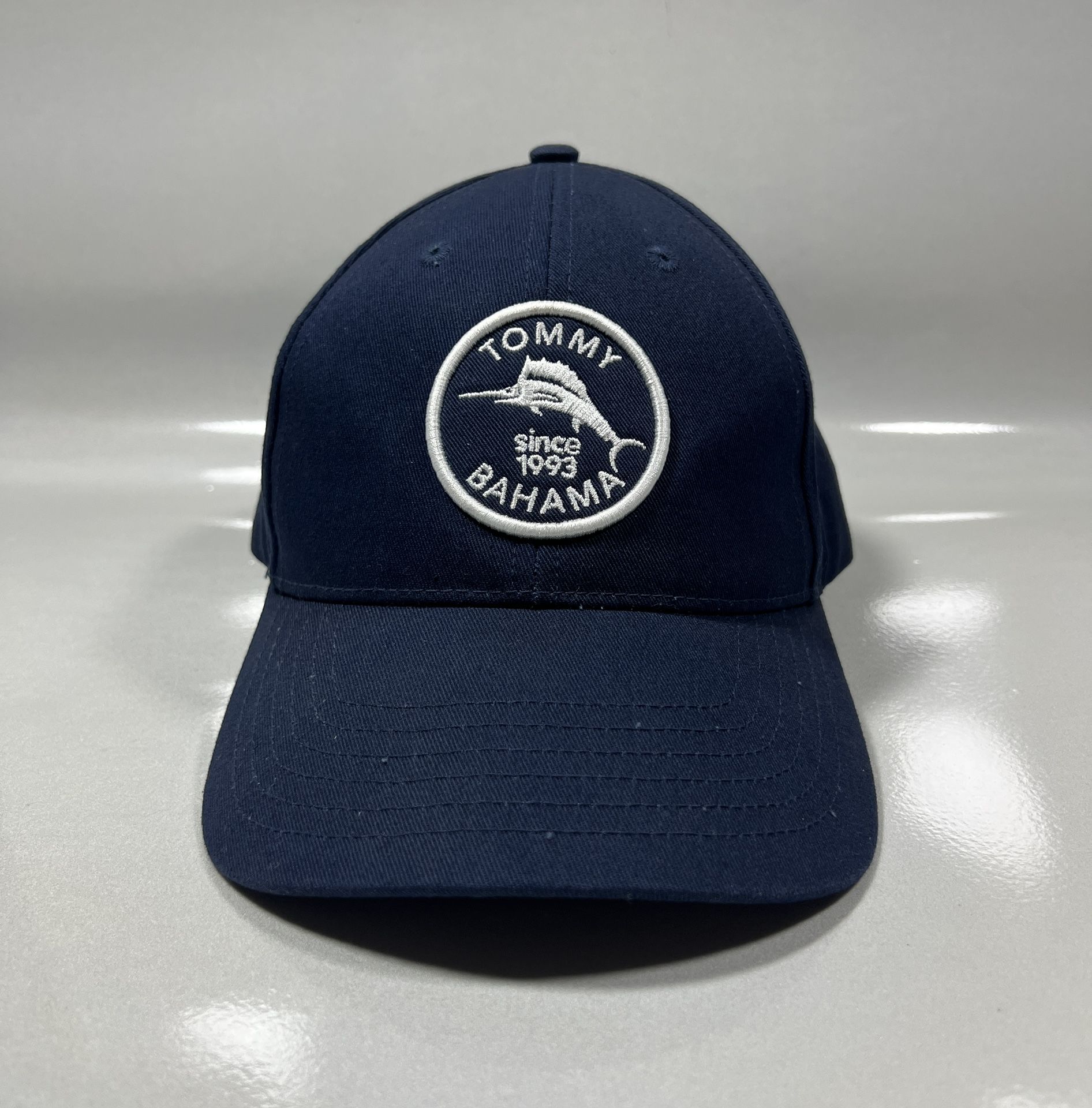 Tommy Bahama Hat Embroidered Marlin Logo Mens Blue Adjustable Cap Strapback OSFA