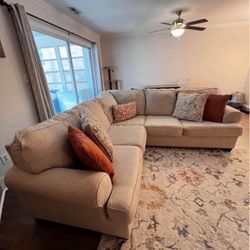 Sectional 2-Piece Sectional Sofa, Living Room Furniture, New,Take Now With Down Pay Biweekly,Monthly