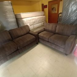 Sofa Set 2pcs In Good Condition 