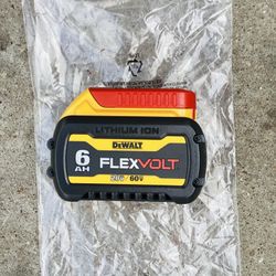 Dewalt 20v New Flex Volt Battery 6AH  ( 85$ Firm )