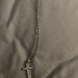Silver Cross Necklace