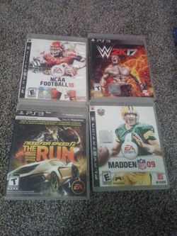PS3 GAMES ALL FOR $25