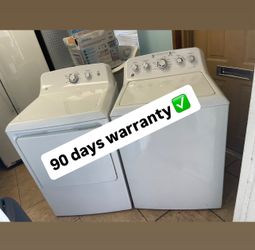 Ge Washer And Dryer 90 days warranty ✅ 