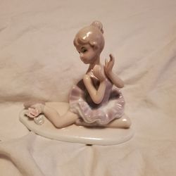 The Aspen Gallery Collection Little Ballerina Posing For You Figurine