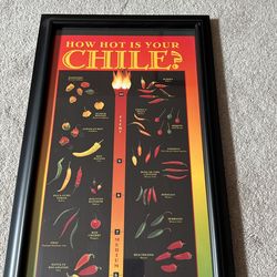 How Hot Is Your Chile? —Framed And Matted Poster