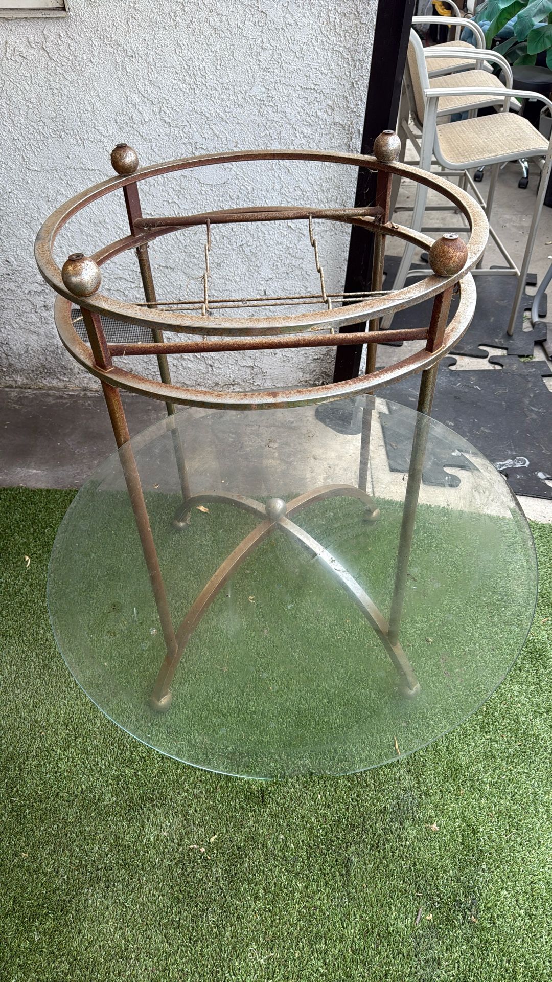 Glass Bar Stool