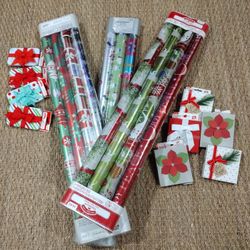 Foil Gift Wrap And Gift Card Holders