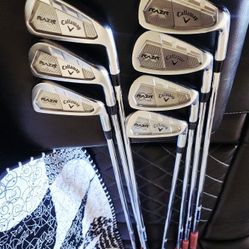 Callaway⛳️Razr X Forged Men's Iron Set🔥With Steel Project-X 5.5 Firm Flex Shaft's...🌟