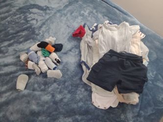 12 MO baby boy clothes & Socks