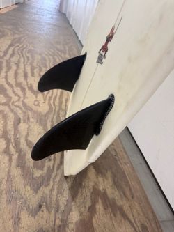 5’7” fish  surfboard shaped by wally puha