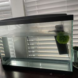 Fish Tank Aquarium  Led Top Light ,pump and Extra Items