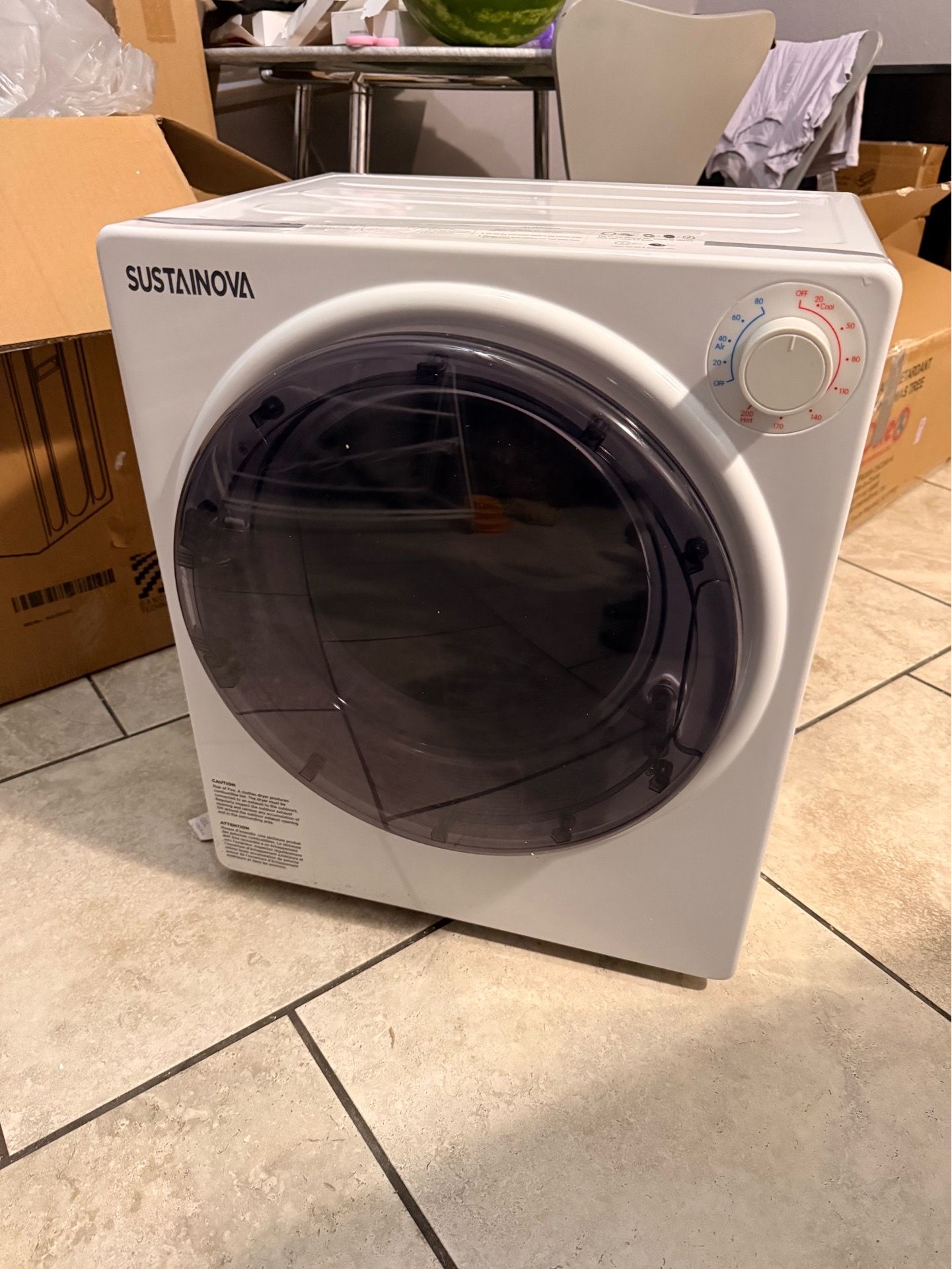 Portable mini laundry dryer