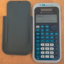 Texas Instruments TI-34 MultiView Scientific Calculator - Good Condition!