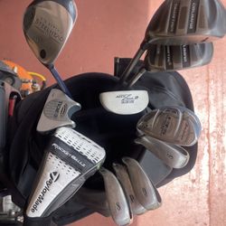 Golf Bag With A Few Clubs