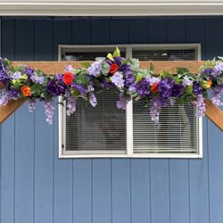 2 Fake Flower Garland