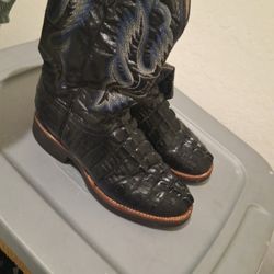Cowboy Boots 9.5 Alligator Oil Resistant 