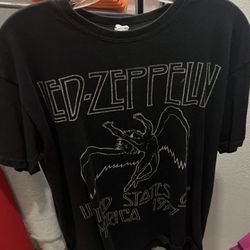 Led Zeppelin Tee Shirt Tour Concert Vintage Y2K Depop Band