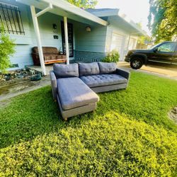 Comfy Grey L-Shape Couch 🛋️