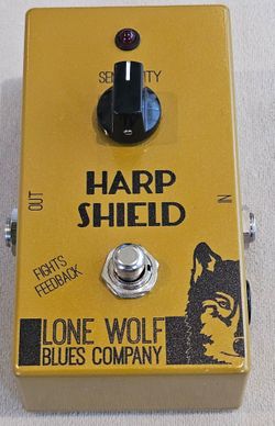 Lone Wolf Blues Company Harp Shield Anti-Feedback Pedal