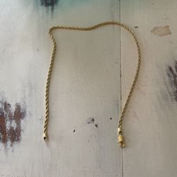 18 Inch Gold Gld Rope Chain