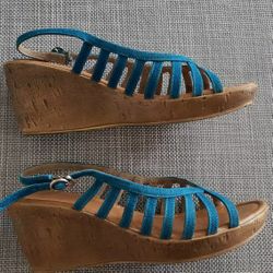 Sandals with Platform Heels - Women's Size 8