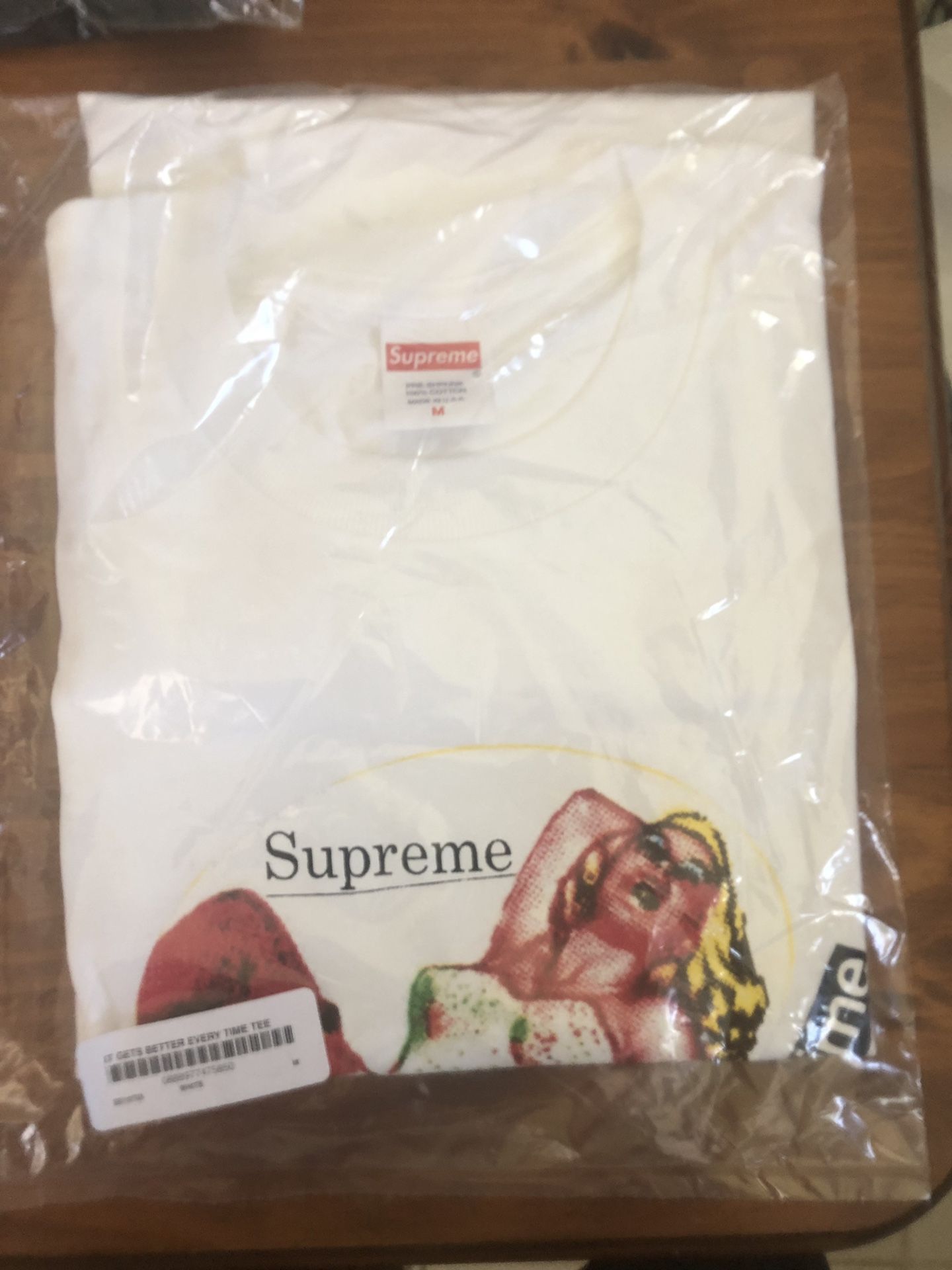 Supreme it gets better every time tee MEDIUM