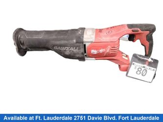 Milwaukee 2621-20 Red Cordless Reciprocating Saw