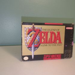 Legend of Zelda A Link To The Past In Box