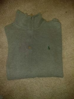 Polo sweater men large