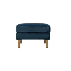 ✨ BRAND NEW 29" Blue Upholstered Rectangular Ottoman – Versatile Footrest, Side Table & Extra Seating 