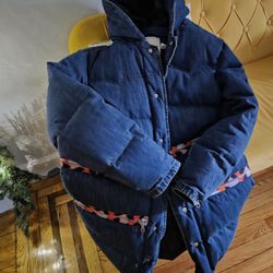 Kenzo x H&M Denim Oversized Coat - Size L