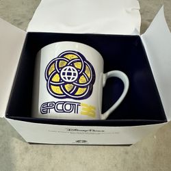 Disney Parks Starbucks Exclusive EPCOT 35th Anniversary Mug NEW In Box