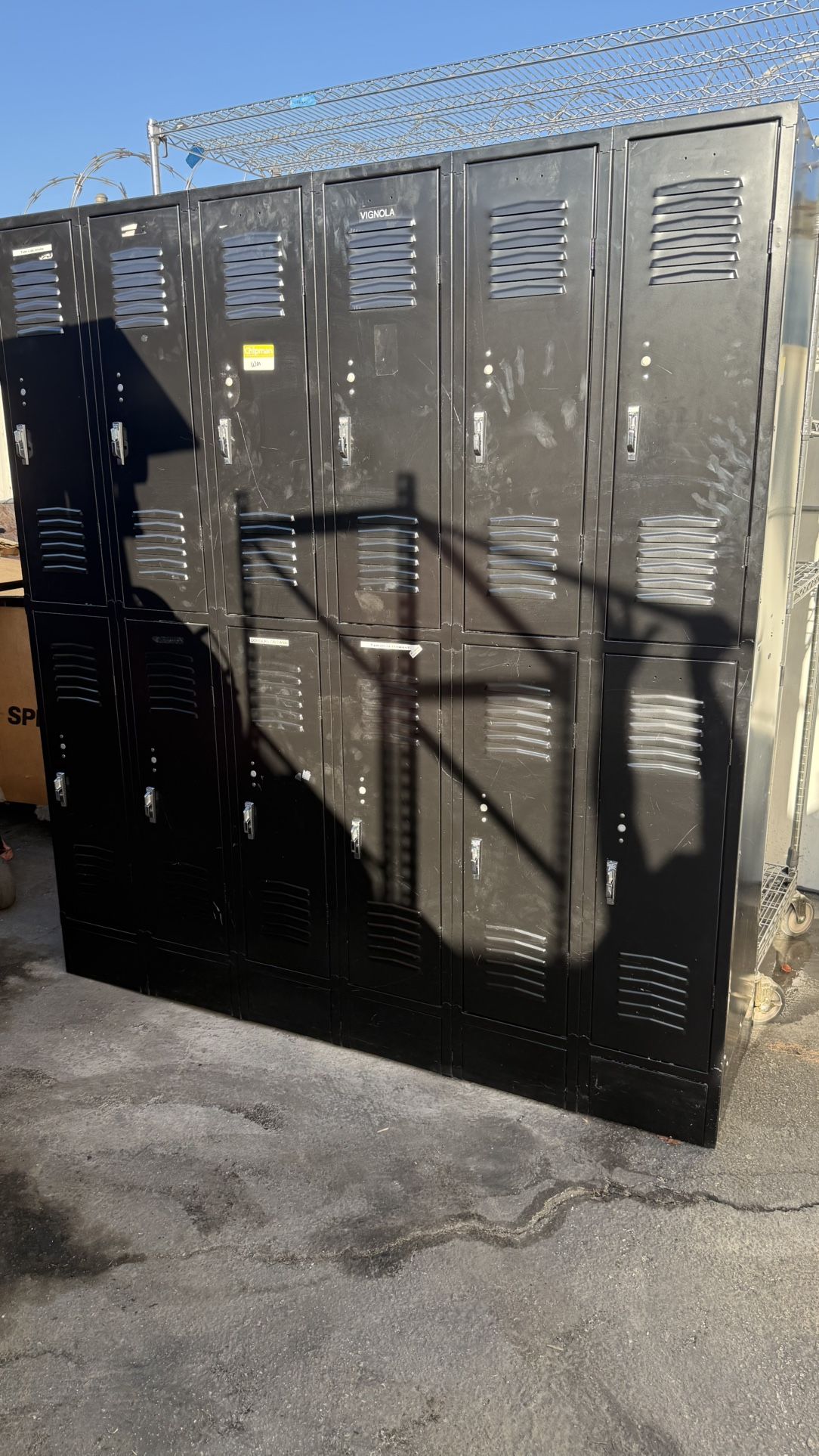 Republic 12 Door Storage Locker Black