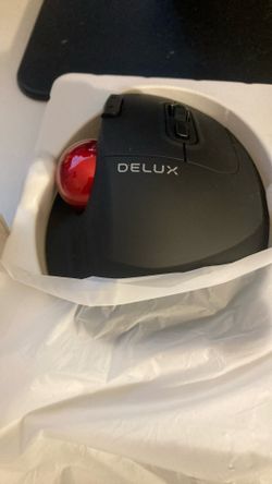 Delux trackball Mouse 