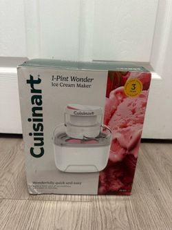 Cuisinart 1-pint wonder ice cream maker