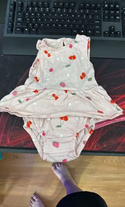 Carters Strawberry Cherry Infant Dress 