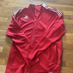 Red Adidas Tracksuit Zipup