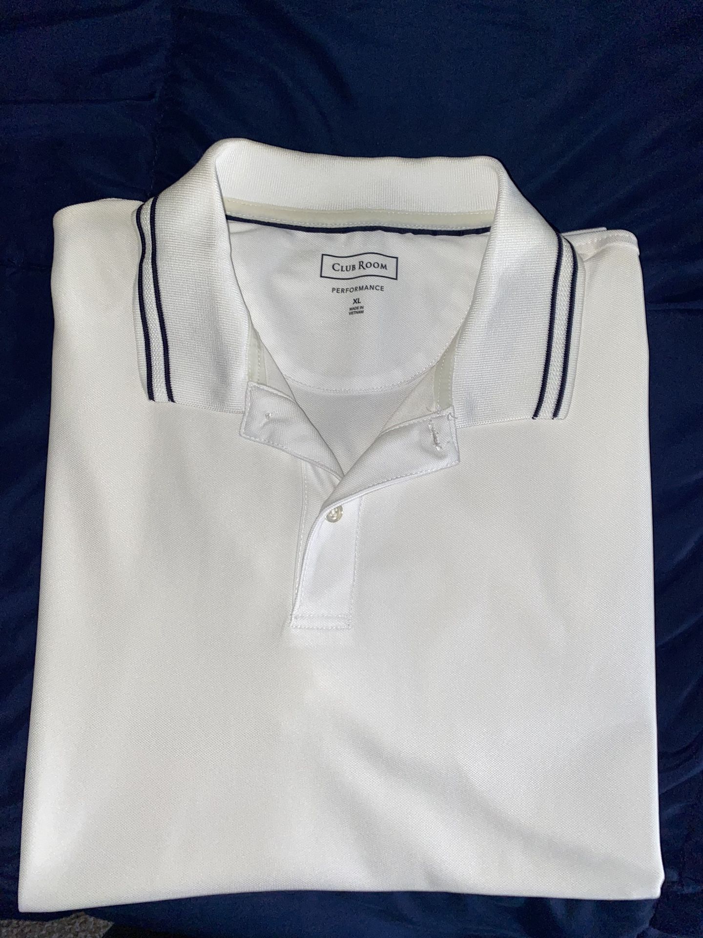 White Polo- Club Room XL