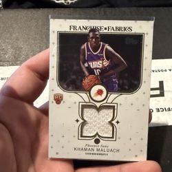Khaman Maluach Patch Rookie Card