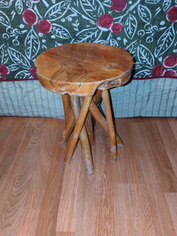 Side table hand crafted inports