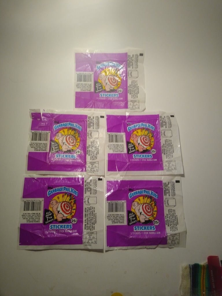 Garbage Pail Kids Series 7 Wrappers (11)