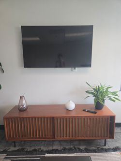 West Elm Console/Tv Stand includes tv