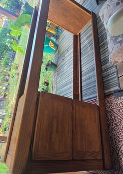 Wall hanging cabinet Solid Oak