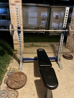 Weight bench set