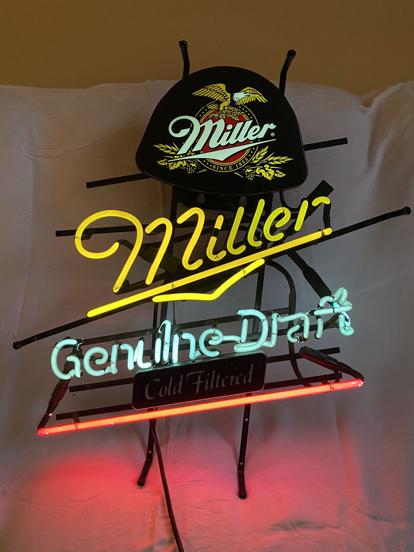 Miller Neon Beer Sign