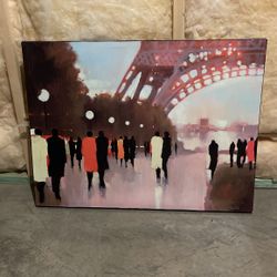 Canvas Art - Paris - Eiffel Tower Scene