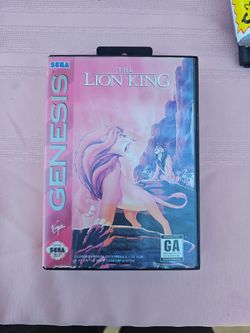 Vintage Sega genesis the lion king game